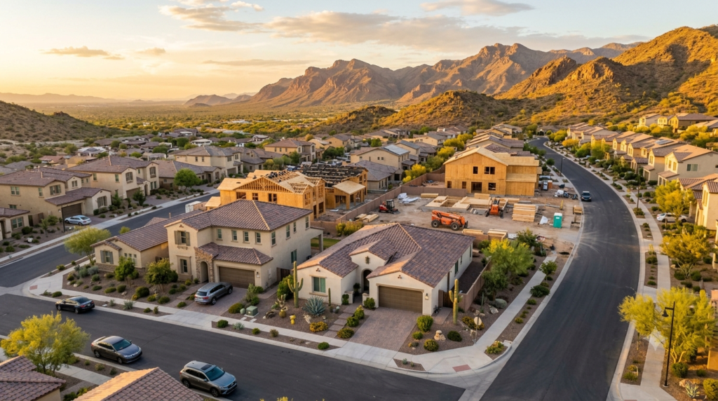 Phoenix growth and development new home construction
