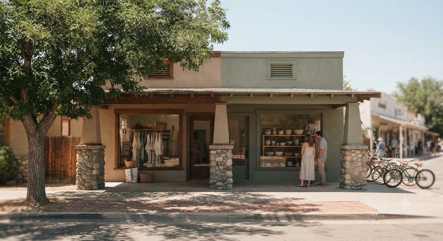 Historic Craftsman Bungalow shops in Glendale, Arizona
